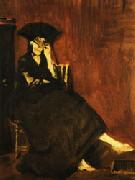 Berthe Morisot with a Fan